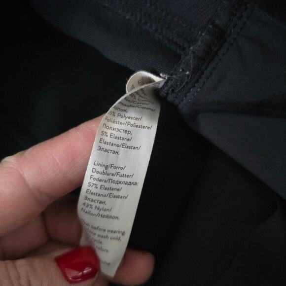 Spanx Ankle Black Ponte Midrise Skinny Leg Jeggings Women Sz M 20018R - Picture 10 of 13